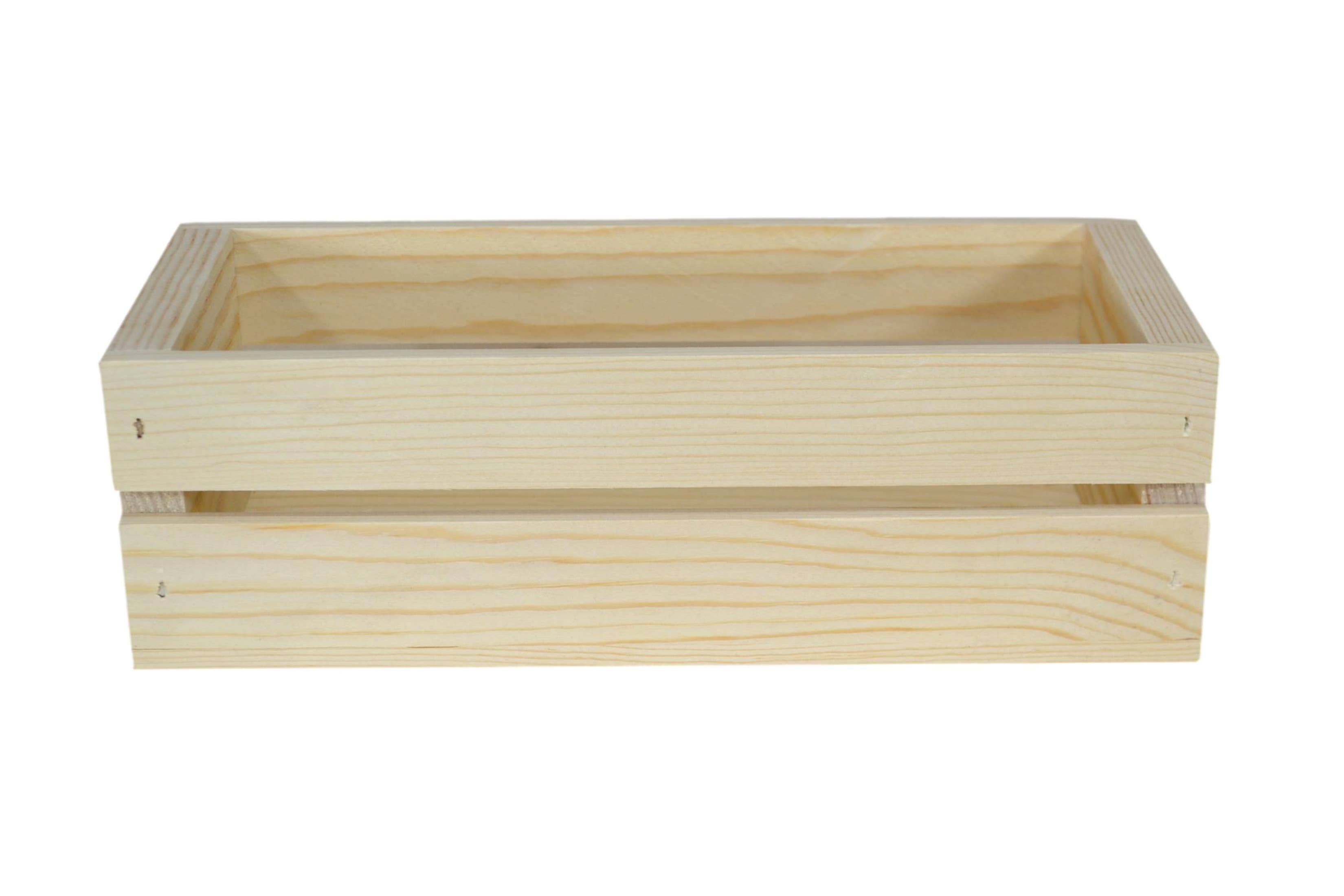 Poole & Sons Inc. - Vente Bacs de rangement - Caisses en bois à l'ancienne 12 x 5 x 4 po (en vrac)3