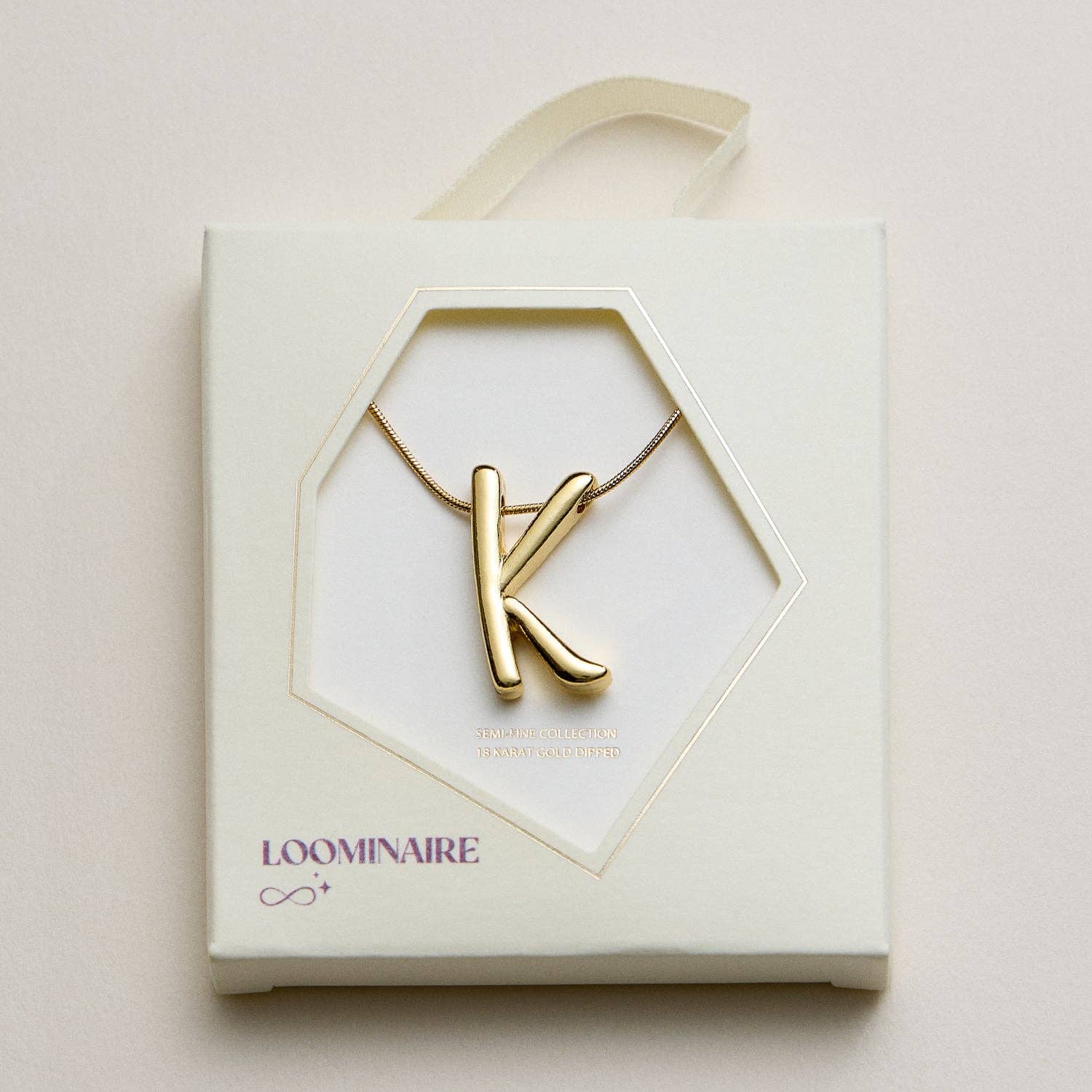 Frem - Wholesale Pendant/Charm Necklace - A Set of 16 Letters Gold Dipped Necklace – Gold & Silver Alphabet Charm Jewelry26