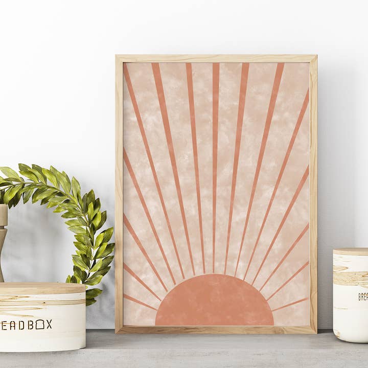 Impression d'art Boho Sunrise pour la vente par OLF