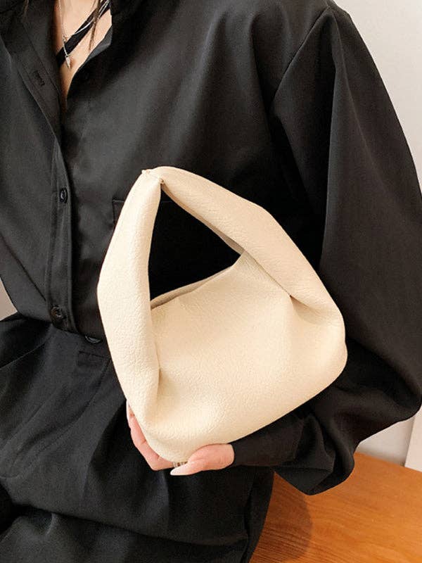 Sheer Trend - Wholesale Crossbody Bag - Women's - Adjustable Pleated Pockets Solid Color Crossbody Handbags1