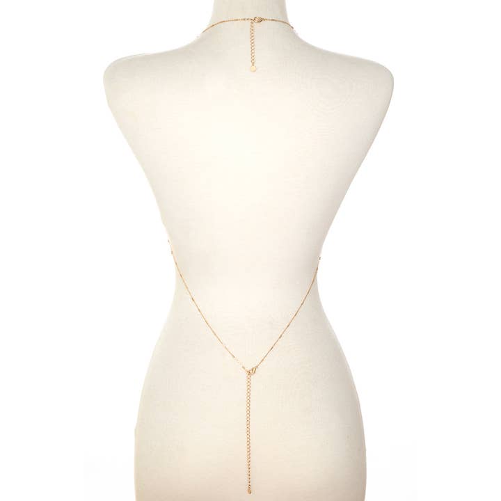 Artini Accessories - Vente Chaînes visage/corps - Chaîne de soutien-gorge Dainty2