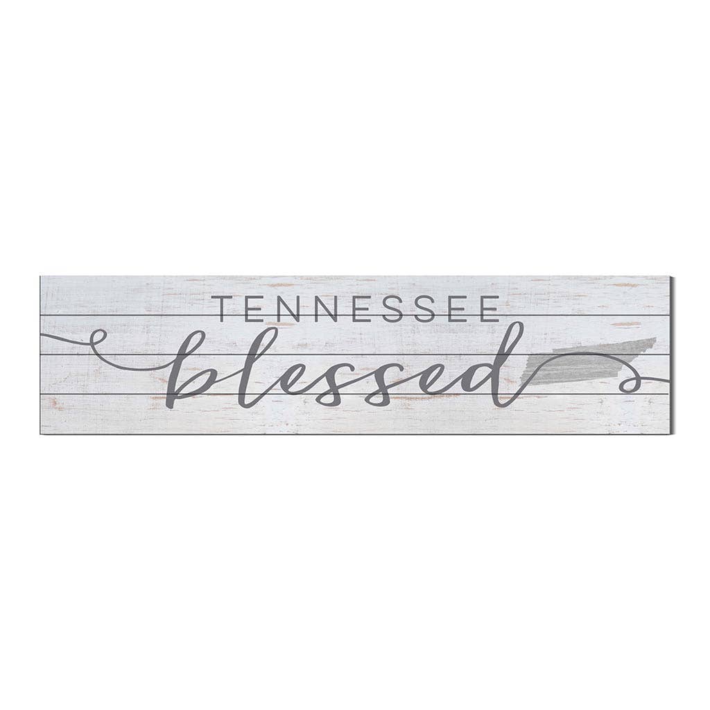 Kindred Hearts - Wholesale Sign - 40x10 Tennessee Blessed Weathered Slat Sign0