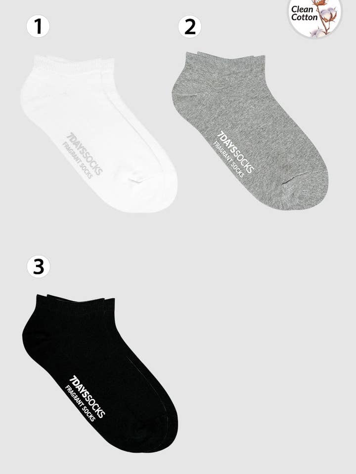 Men's Ankle socks Non Slip Odor-Free Fragrant Cotton Socks for wholesale by 7DAYSSOCKS