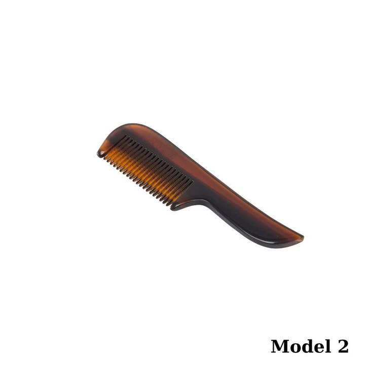 COOLMENCLUB – wholesale Skäggborste/kam – Vikbar skägg och mustasch kam, herrar fällbara fickstorlek