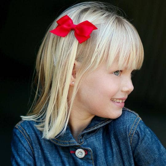 REMOVED BRAND - Wholesale Hair Bow - Kids - Whitney Princess 3 1/2" Grosgrain Hair Bow2