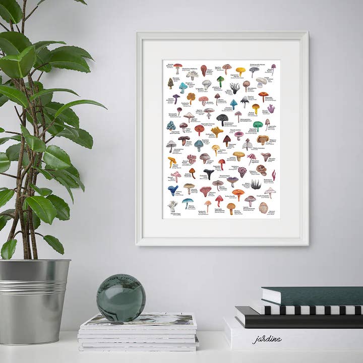 Lucy Locks Art - Wholesale Art Print - Mushroom A3 Print7
