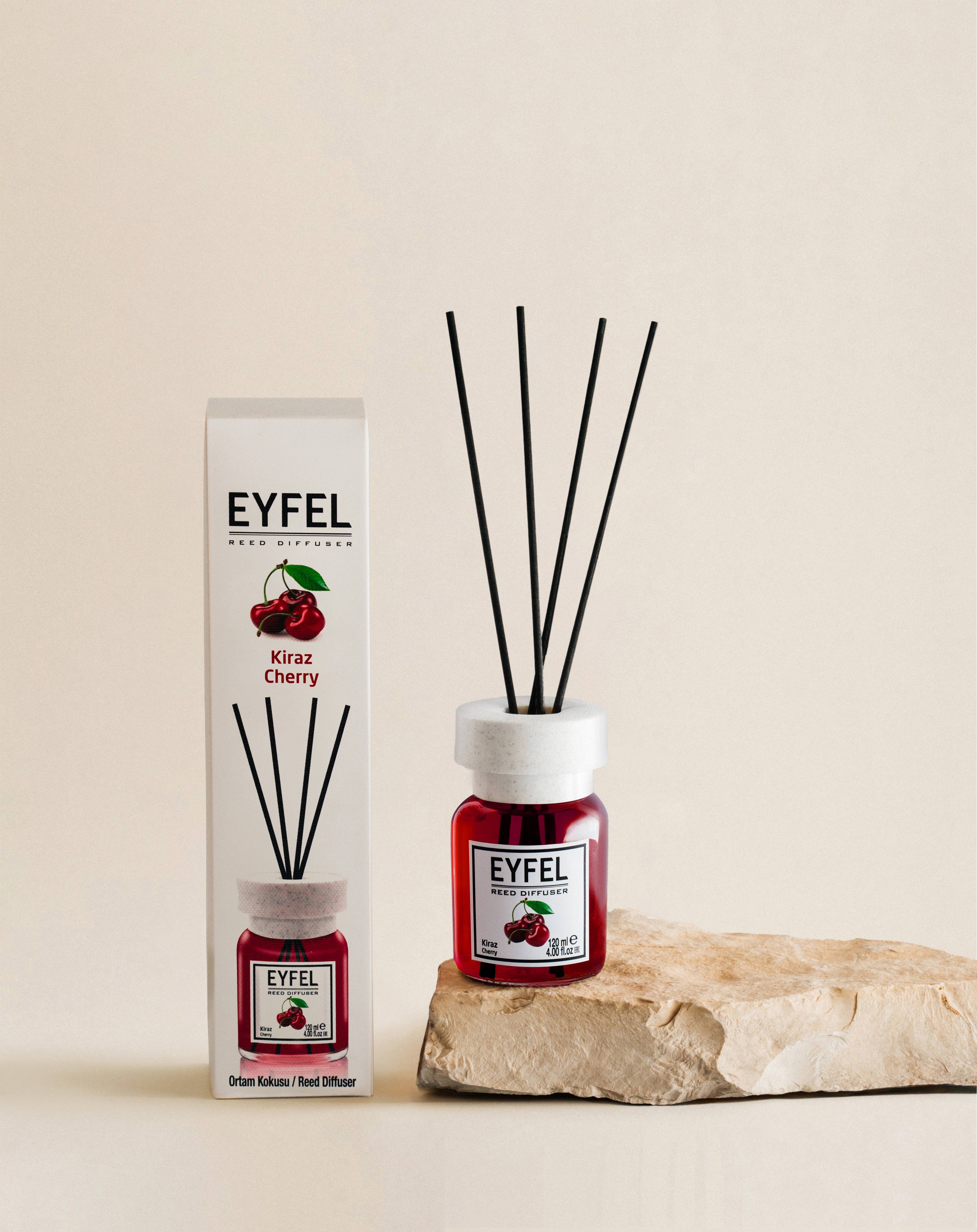 EYFEL - Wholesale Reed Diffuser - Eyfel Reed Diffuser Cherry - 120 ml0