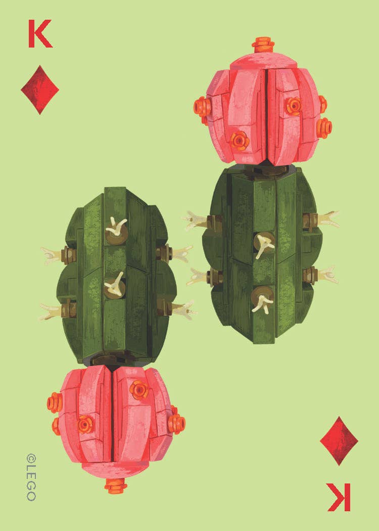 Chronicle Books - Wholesale Playing Cards - LEGO Botanical Playing Cards7