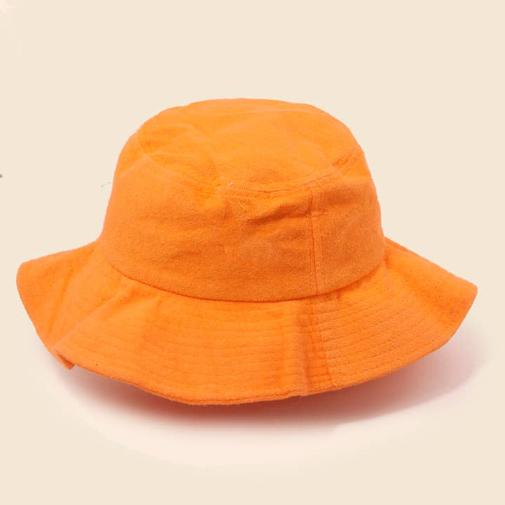 Anarchy Street - Wholesale Bucket Hat - Women's - Terry Cloth Floppy Brim Bucket Hat