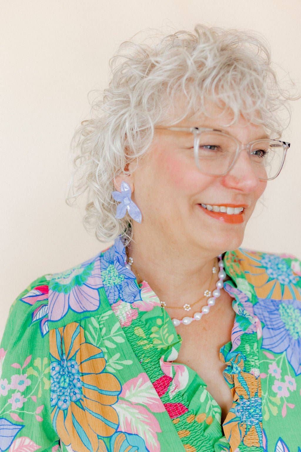 LINNY CO - Vendita all'ingrosso Collana con ciondolo/pendaglio - Collana - Gracie Fiore Perla4