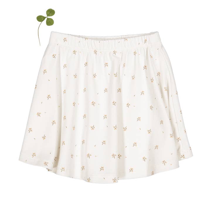 La jupe imprimée - Tan Blossom pour la vente par Lovely Littles