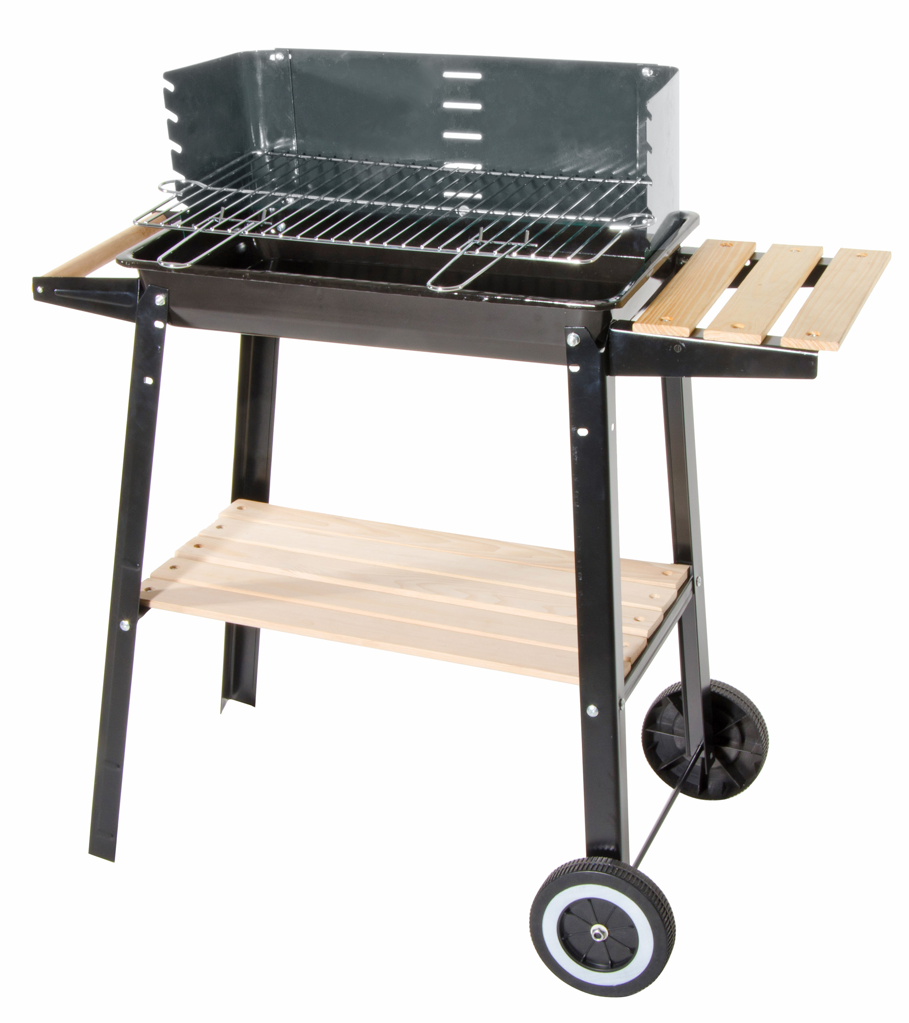 Capra Attilio - Wholesale Outdoor Grill Tools - Trolley barbecue with support and with wheels S0
