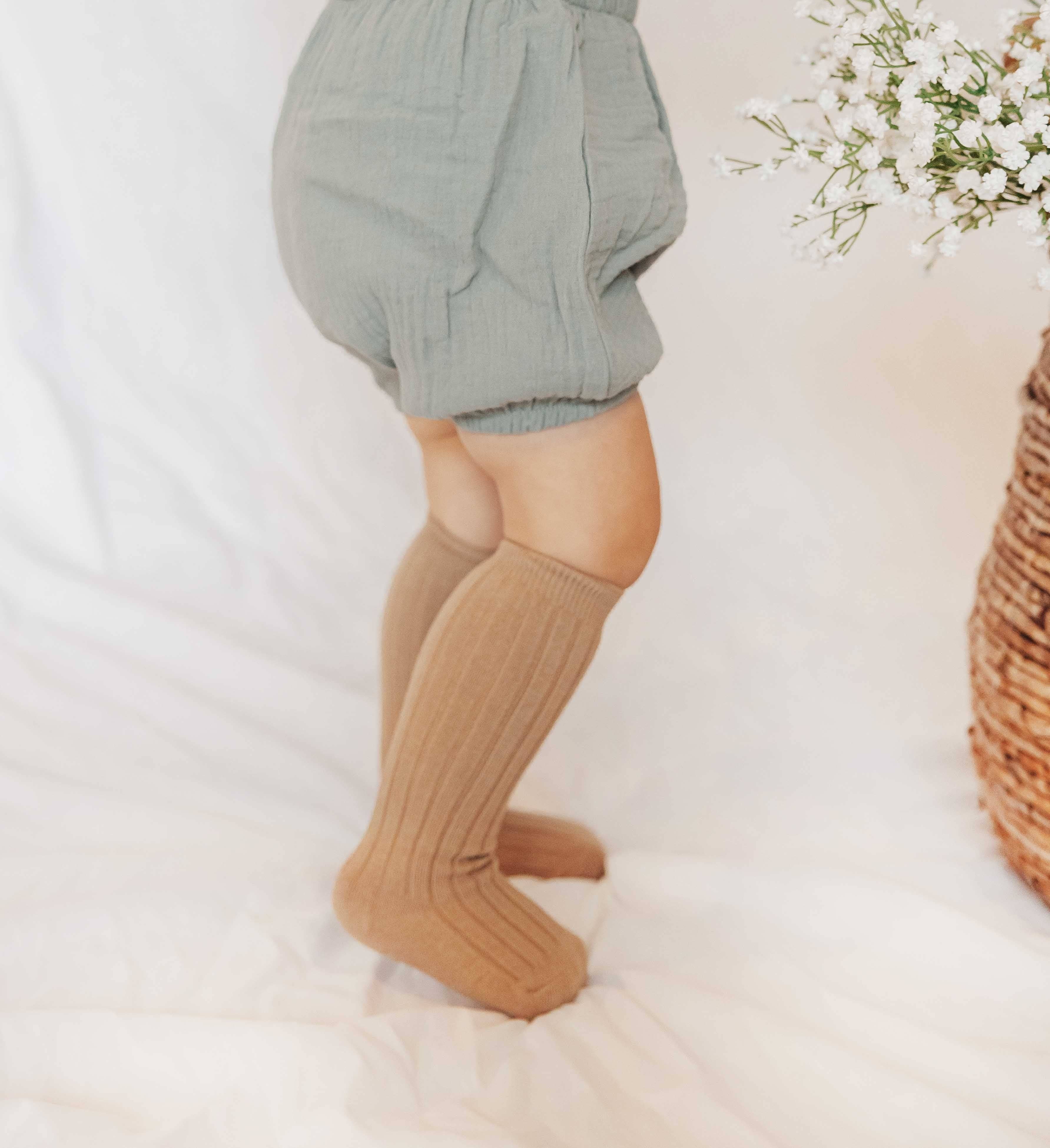 OLIVE & CRADLE - Venta al por mayor Calcetines - Niños - Calcetines acanalados de algodón1