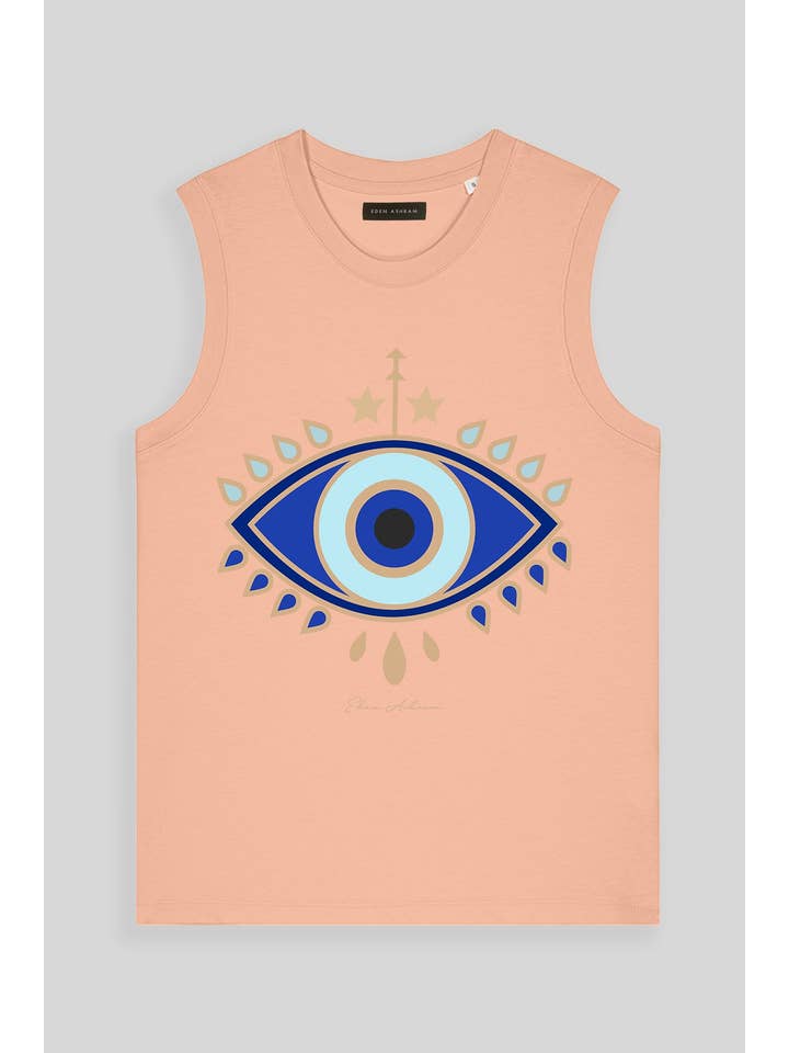 Eden Ashram - Wholesale Tank top – Women′s - Evil Eye Venice Tank2