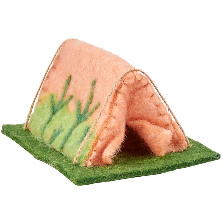 Primitives by Kathy - Wholesale Decorative Figurine - Camping Tent Critter