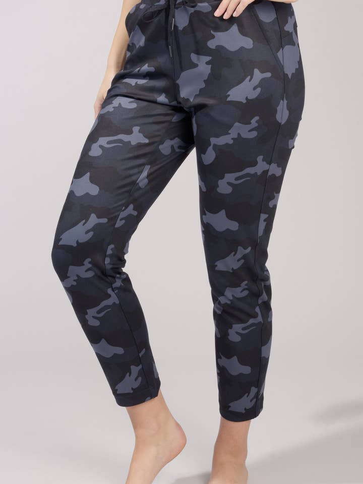 90 Degree by Reflex - Wholesale Athletic Sweatpants/Joggers - Women's - Yogalicious "Lux" Camo Jogger with Drawstring and Pocket