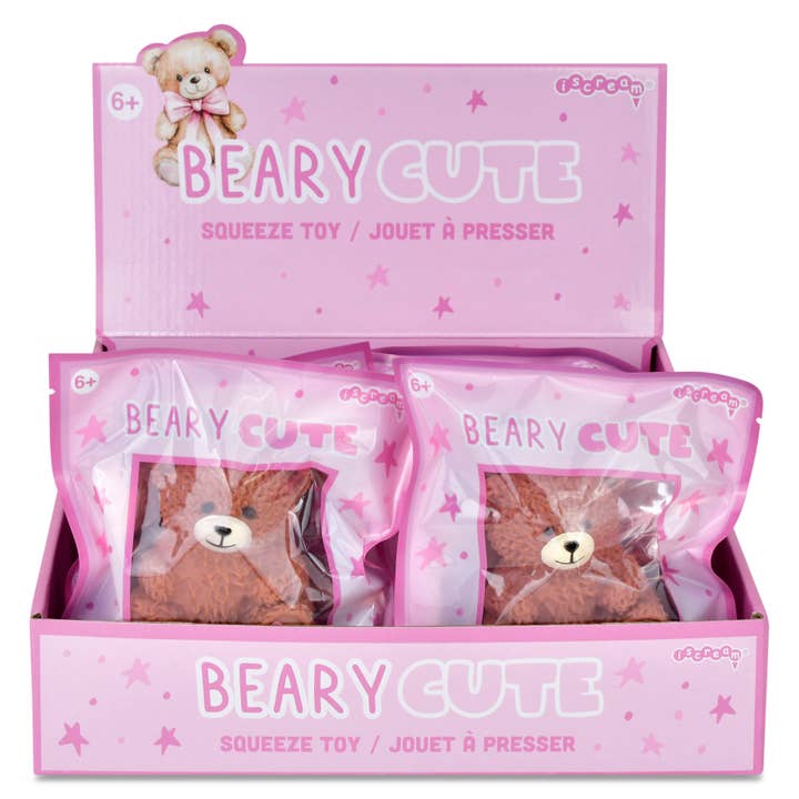 Iscream - Wholesale Squishy Toy - Kids & Baby - Bear Squeeze Toy PDQ - 12 pieces1