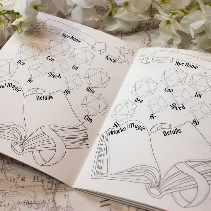 Blue Crystal Atelier - Wholesale Notebook - Game Master Softcover Character Sheet Book3