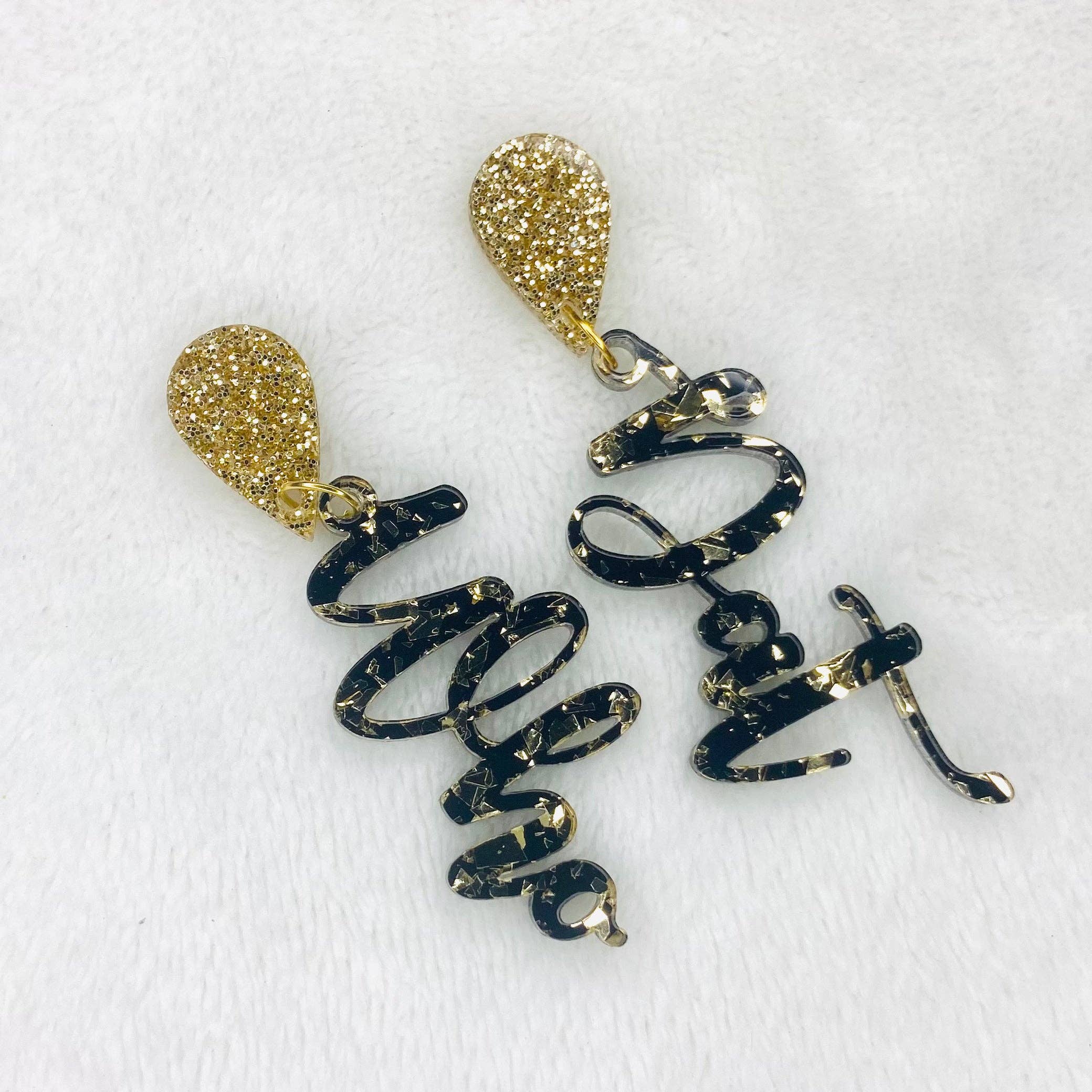 D and M’s Enterprise, LLC - Wholesale Dangle Earrings - Who Dat3