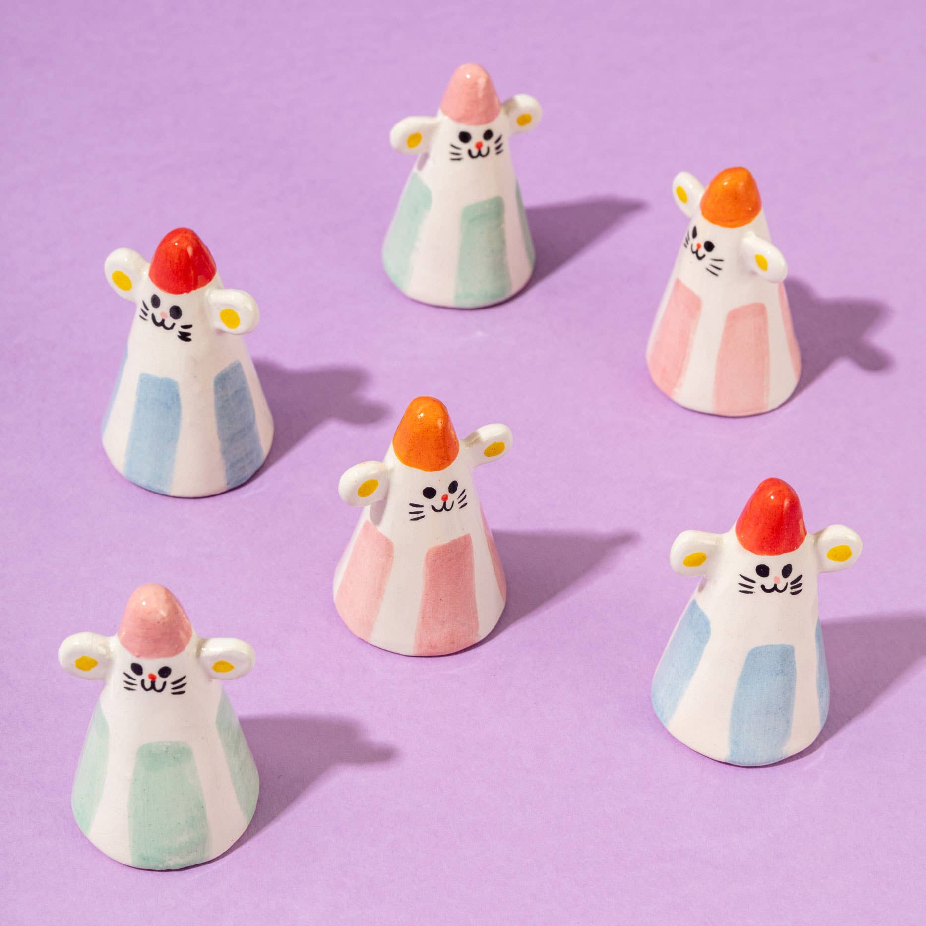 Ana Seixas - Wholesale Decorative Figurine - Mouse Mint /  Little Desk Companions Ceramic Pieces3