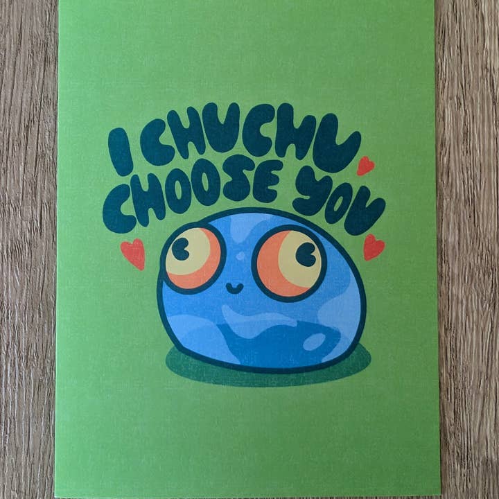 Sadsquatch – Cartão de amor por atacado – Chuchu Escolha Você - Bonito Cartão de Amigo Zelda Love2