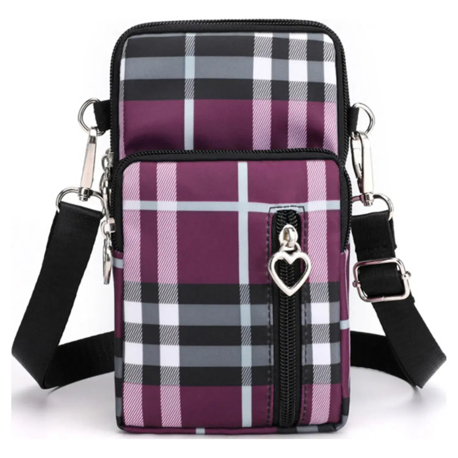 Superbia - Wholesale Crossbody Bag - Women's - Superbia 3 Zipper Splash Proof  Essential Bag Mobile Bag2