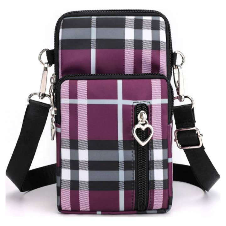 Superbia - Wholesale Crossbody Bag - Women's - Superbia 3 Zipper Splash Proof Essential Bag Mobile Bag2