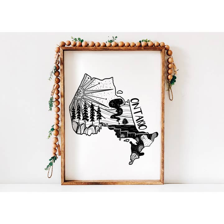Ontario Print for wholesale by Mountain Mornings
