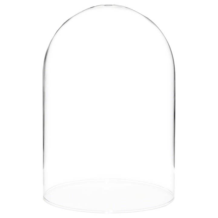 Bard's – wholesale Decorative tabletop object – Bard's 5.5" x 8" Glass Display Dome Cloche (no Base)