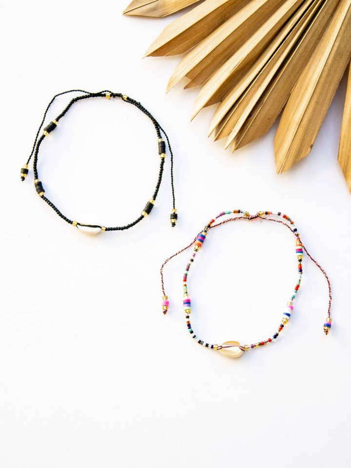 Art Zone Shell Anklet for wholesale by Bali Queen