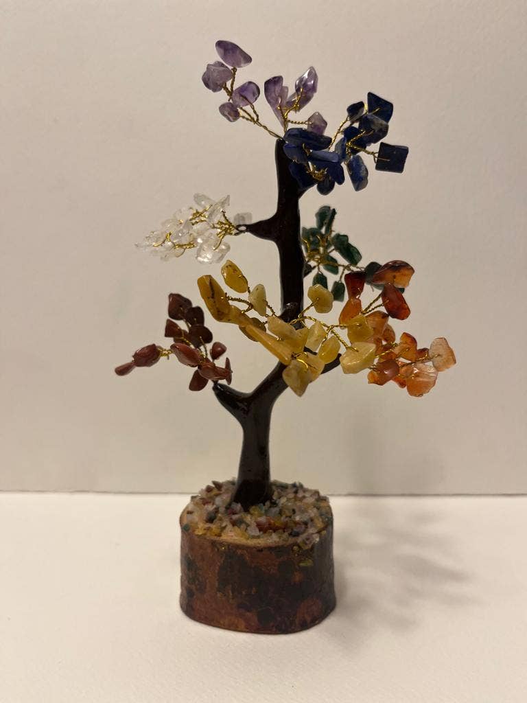 jiomind - Wholesale Spiritual Stone/Crystal - Seven Chakra Crystal Tree (100 chips Tree)1
