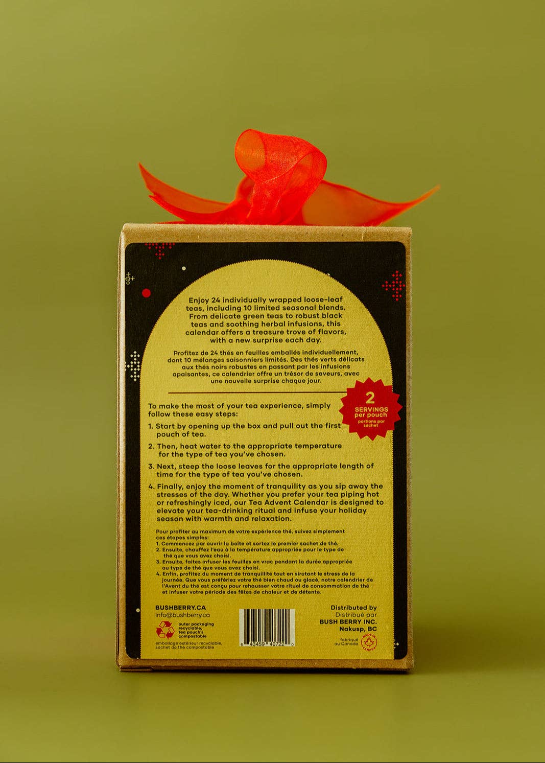 Bush Berry - Wholesale Advent Calendar - Tea Advent Calendar – 24 Days of Tea Joy 3