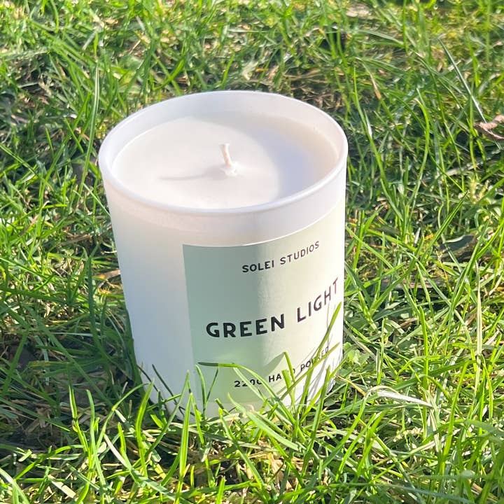 Solei Studios - Wholesale Jar/Filled Candle - Green Light