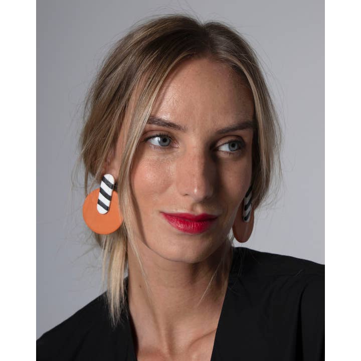 DELAROSA STUDIO - Vendita all'ingrosso Orecchini pendenti - Orecchini Teja Piruleta in argilla polimerica2