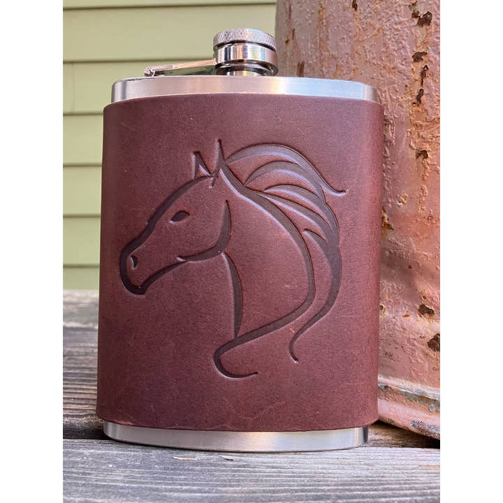 Lederen fles - Horse Thoroughbred voor wholesale door Jimmyrockit