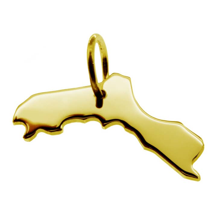 Pingente de colar em forma de mapa do Curdistão por atacado de S.W.w. Schmuckwaren GmbH