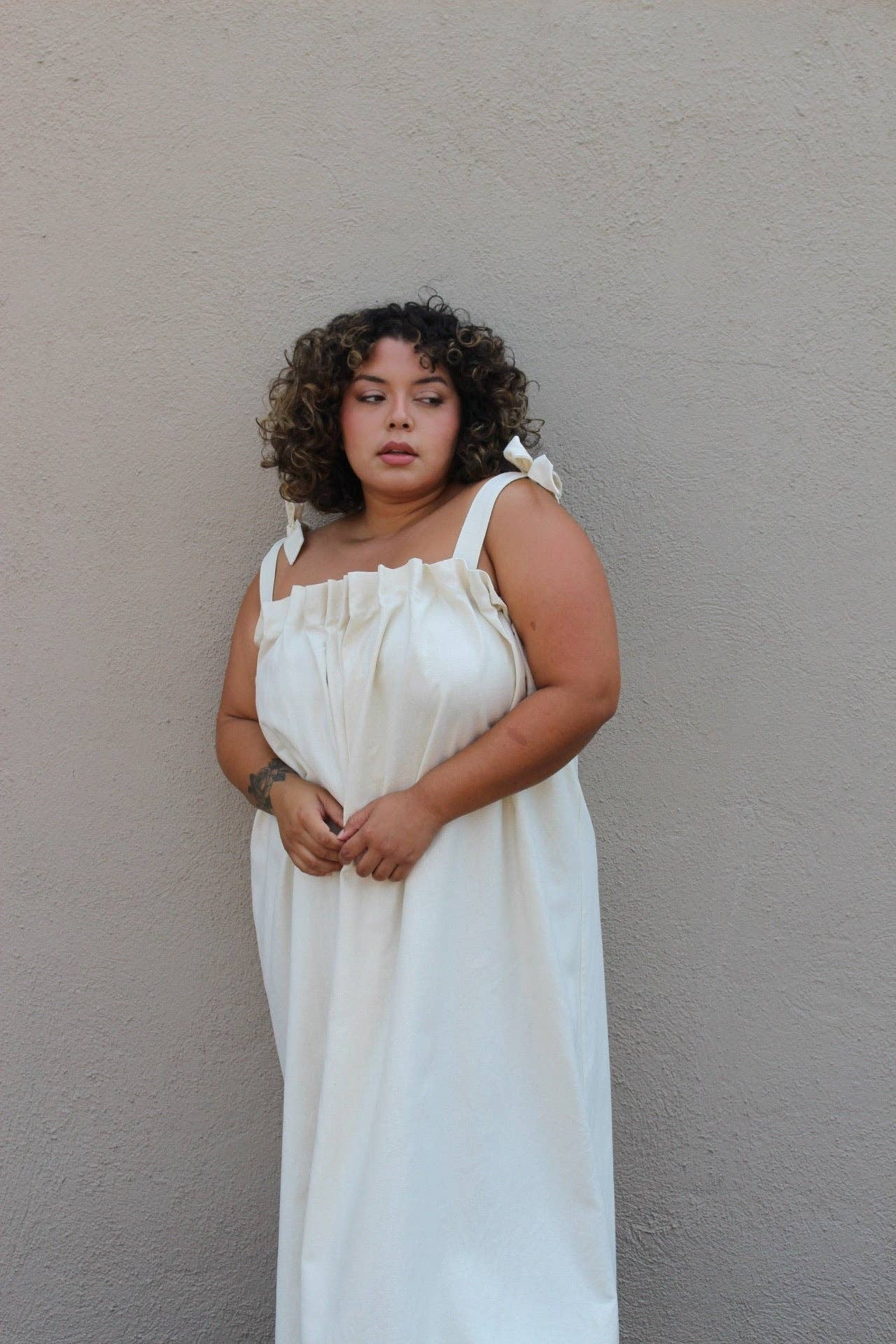 Na Nin - Vendita all'ingrosso Vestito - Donna - Abito Toni in seta intrecciata0