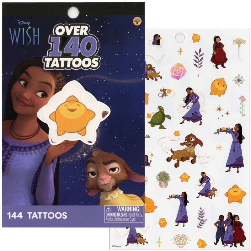 Deluxe Import Trading – wholesale Sticker – Child & baby – Wish 4 Sheet Tattoo Book0