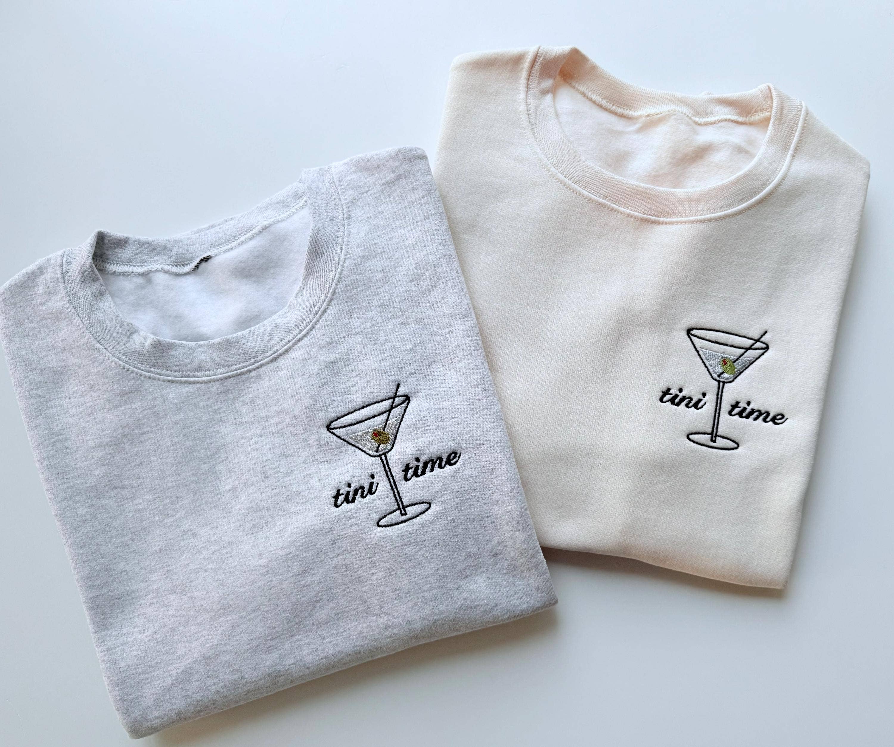 Up2ournecksinfabric - Wholesale Sweatshirt - Women's - Embroidered Dirty Martini Sweatshirt1