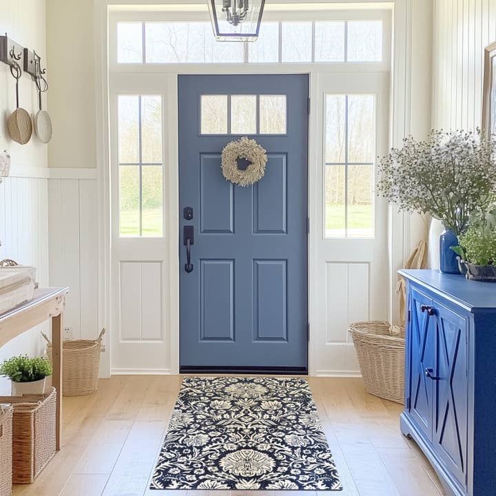 Studio 67 Wash+Dry Mats - Vente Paillasson - Bleuet4