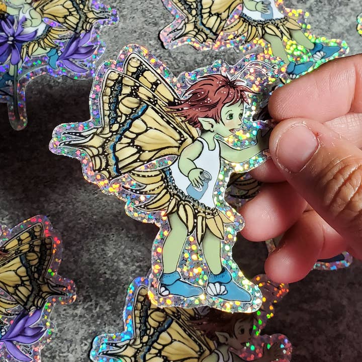 Dragon Art - Wholesale Sticker - Kids & Baby - Surprise Fairy glitter sticker