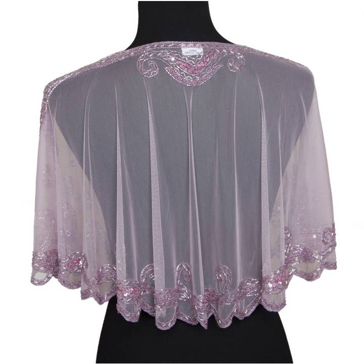 Western Fashion - Wholesale Cape - Women's - 8906 - Beaded Flapper Cape12