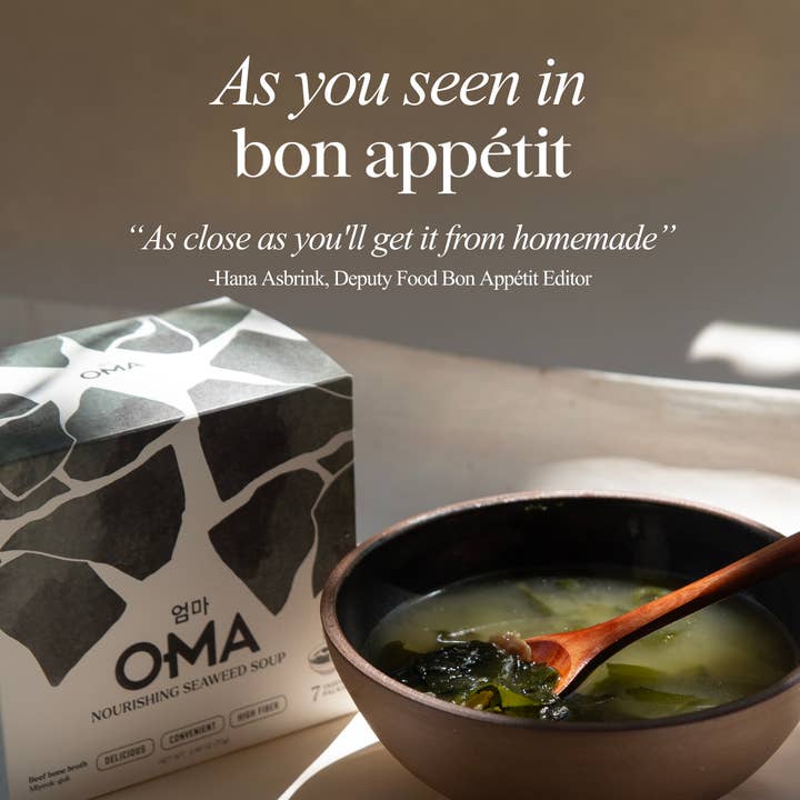OMA Food - Wholesale Broth - Seaweed Soup Bone Broth based, box9