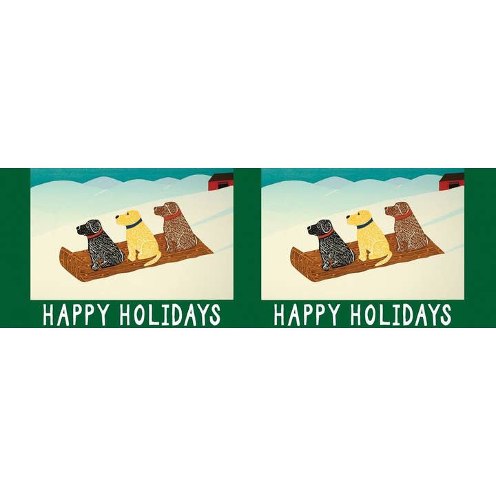 Aunt Sadie's Candles - Wholesale Travel Candles - Stephen Huneck's "Happy Holidays" Candle1