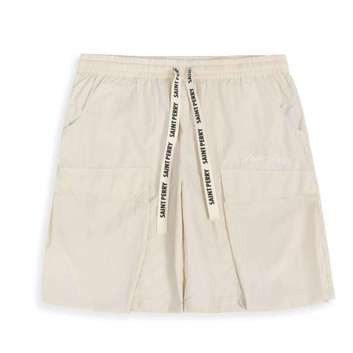 Boone Shorts - Off-White for wholesale by SAINT PERRY