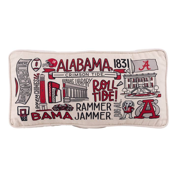 Cuscino Collage Alabama per la vendita all'ingrosso da parte di Glory Haus