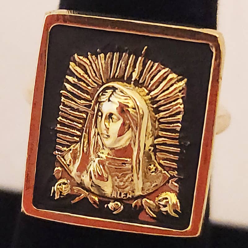 Costello International - Wholesale Cocktail/Statement Ring - Virgin of Guadalupe Pure Healing Copper Ring0