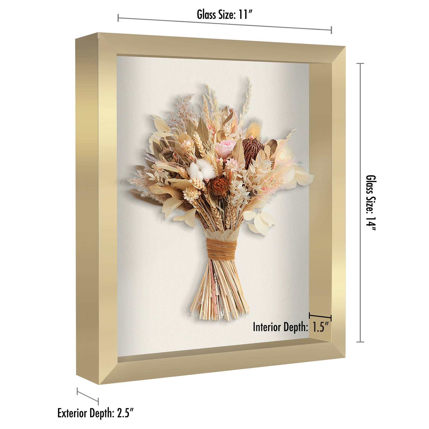 Americanflat - Wholesale Picture Frame - Americanflat Shadow Box Frame with Box Molding101