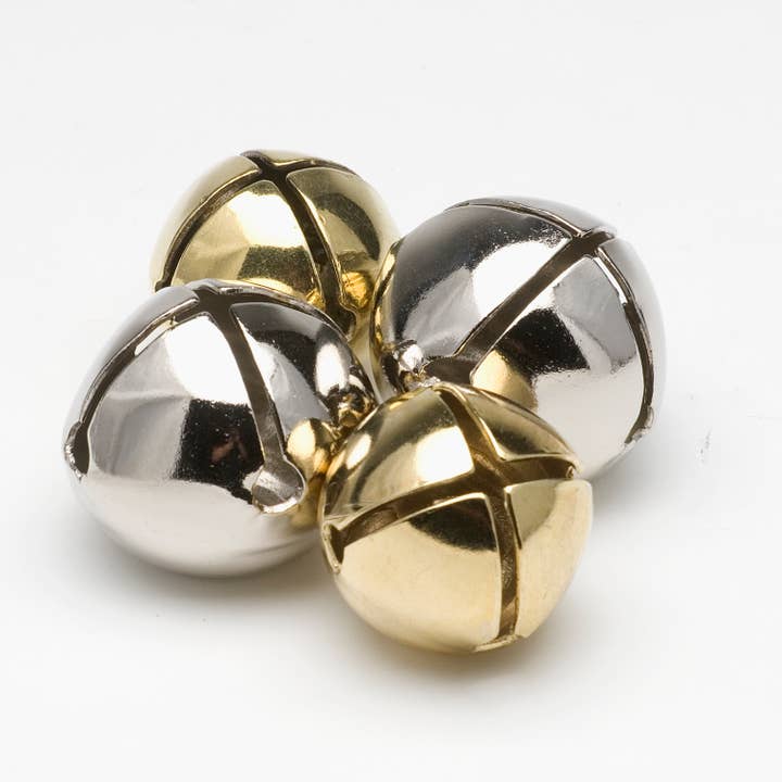 Bevin Bells - Wholesale Ornament - Sleigh Bell – Nickel Plated
