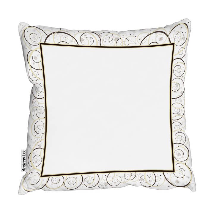 Cushions - Swirling Frame (Cushion) for wholesale by Benjamin Tate Design